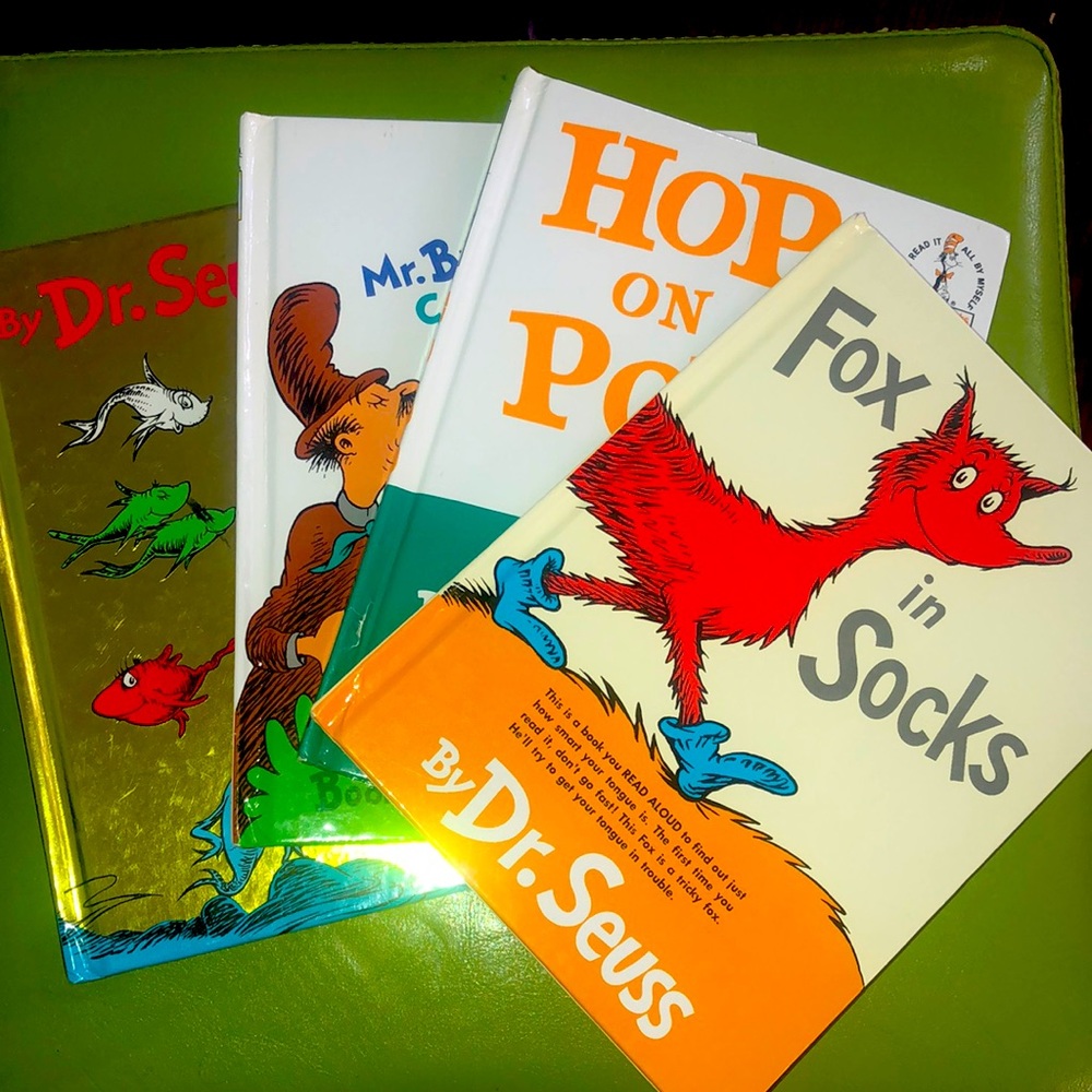 4 used Dr. Seuss Books